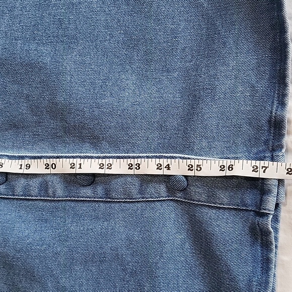 Bagatelle Denim Blue Button-Up Top Size L - Picture 12 of 12